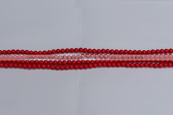 CMJ225 15.5 inches 4mm round Mashan jade beads wholesale