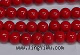 CMJ226 15.5 inches 6mm round Mashan jade beads wholesale