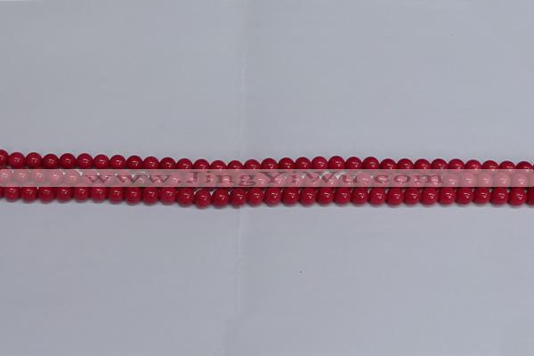 CMJ239 15.5 inches 4mm round Mashan jade beads wholesale