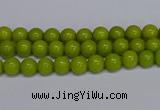 CMJ267 15.5 inches 4mm round Mashan jade beads wholesale
