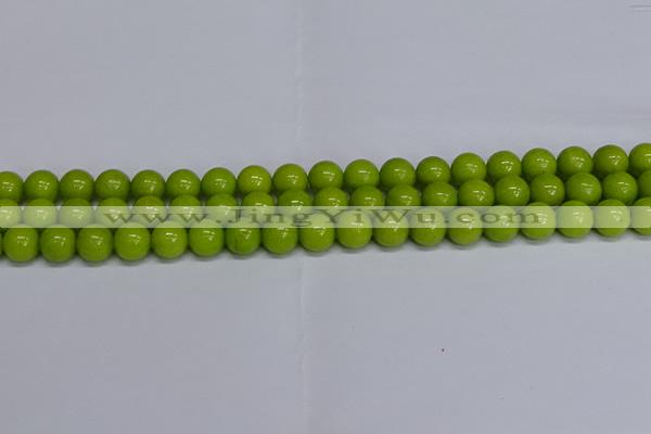 CMJ270 15.5 inches 10mm round Mashan jade beads wholesale