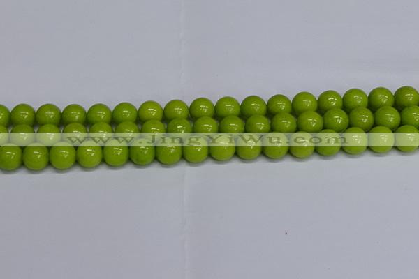 CMJ271 15.5 inches 12mm round Mashan jade beads wholesale