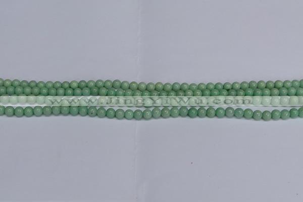 CMJ281 15.5 inches 4mm round Mashan jade beads wholesale