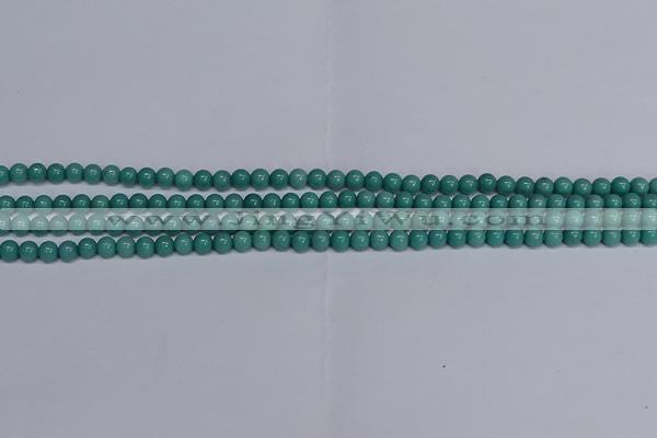 CMJ288 15.5 inches 4mm round Mashan jade beads wholesale