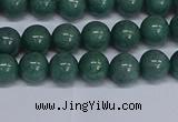 CMJ290 15.5 inches 8mm round Mashan jade beads wholesale