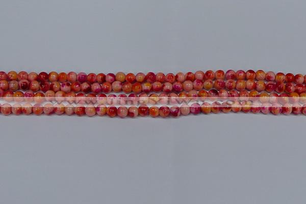 CMJ400 15.5 inches 4mm round rainbow jade beads wholesale