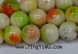 CMJ453 15.5 inches 12mm round rainbow jade beads wholesale