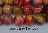 CMJ487 15.5 inches 10mm round rainbow jade beads wholesale