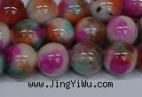 CMJ495 15.5 inches 12mm round rainbow jade beads wholesale