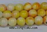 CMJ507 15.5 inches 8mm round rainbow jade beads wholesale