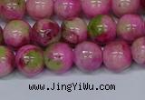 CMJ550 15.5 inches 10mm round rainbow jade beads wholesale