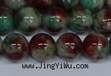 CMJ572 15.5 inches 12mm round rainbow jade beads wholesale