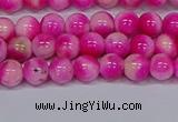 CMJ639 15.5 inches 6mm round rainbow jade beads wholesale