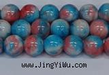 CMJ661 15.5 inches 8mm round rainbow jade beads wholesale