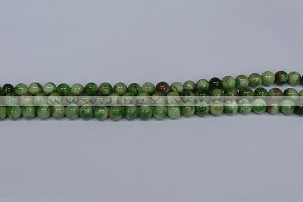 CMJ703 15.5 inches 8mm round rainbow jade beads wholesale