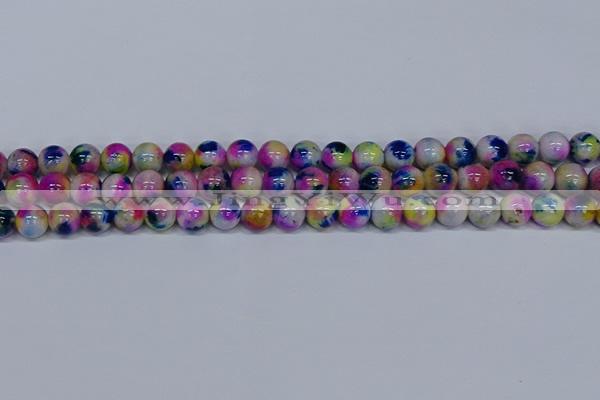 CMJ711 15.5 inches 10mm round rainbow jade beads wholesale