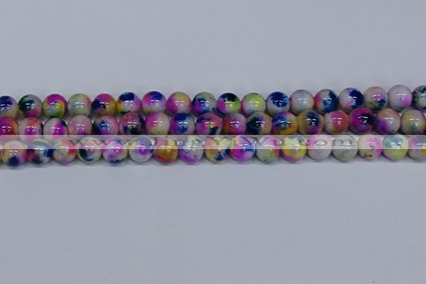 CMJ712 15.5 inches 12mm round rainbow jade beads wholesale