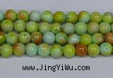 CMJ736 15.5 inches 4mm round rainbow jade beads wholesale