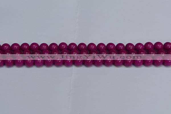 CMJ81 15.5 inches 10mm round Mashan jade beads wholesale