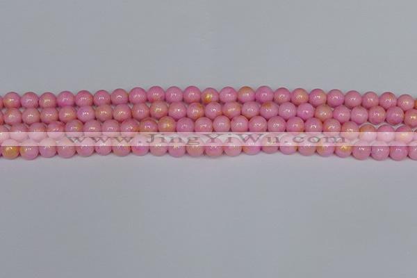 CMJ915 15.5 inches 4mm round Mashan jade beads wholesale