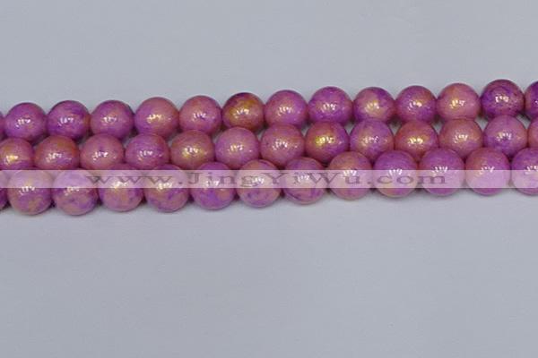 CMJ924 15.5 inches 12mm round Mashan jade beads wholesale