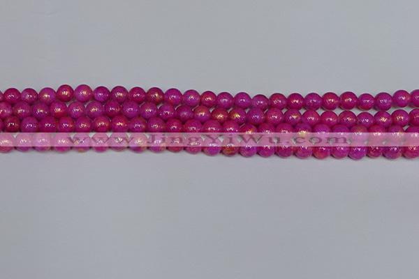 CMJ925 15.5 inches 4mm round Mashan jade beads wholesale