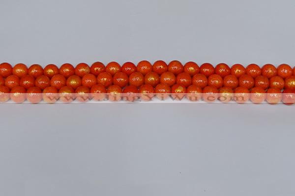 CMJ931 15.5 inches 6mm round Mashan jade beads wholesale