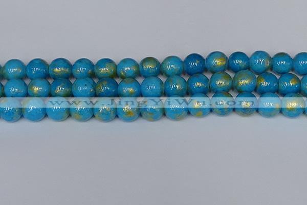 CMJ953 15.5 inches 10mm round Mashan jade beads wholesale