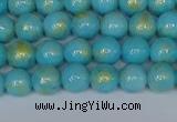 CMJ965 15.5 inches 4mm round Mashan jade beads wholesale