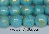 CMJ967 15.5 inches 8mm round Mashan jade beads wholesale