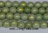 CMJ980 15.5 inches 4mm round Mashan jade beads wholesale