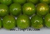 CMJ988 15.5 inches 10mm round Mashan jade beads wholesale