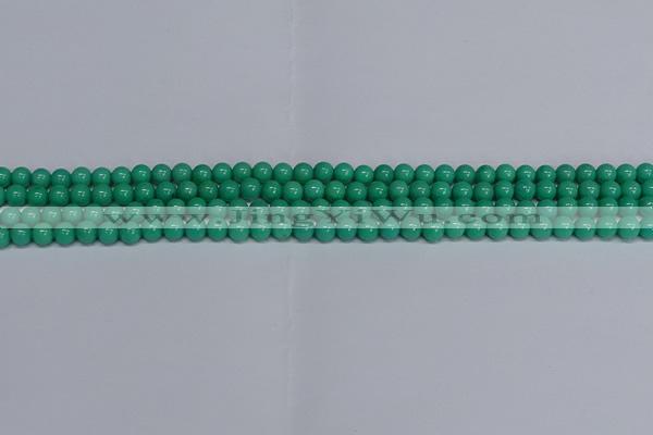 CMJ99 15.5 inches 4mm round Mashan jade beads wholesale