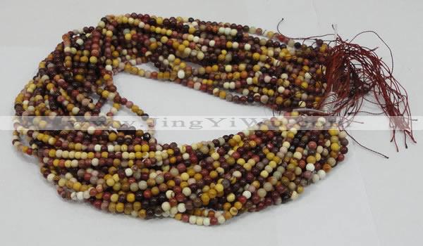 CMK57 15.5 inches 6mm round mookaite gemstone beads wholesale