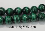 CMN153 AA grade 12mm round natural malachite beads Wholesale