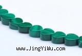 CMN18 A grade 3*6mm heart natural malachite beads Wholesale