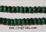CMN205 15.5 inches 5*8mm rondelle natural malachite beads wholesale