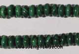 CMN206 15.5 inches 5*9mm rondelle natural malachite beads wholesale