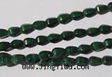 CMN228 15.5 inches 4*6mm faceted teardrop natural malachite beads