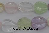 CMQ260 15.5 inches 12*14mm -14*16mm freeform multicolor quartz beads