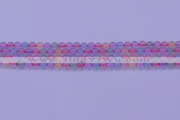 CMQ331 15.5 inches 6mm round colorful quartz beads wholesale