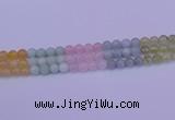 CMQ362 15.5 inches 8mm round rainbow quartz beads wholesale