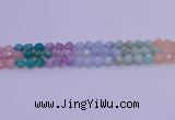 CMQ393 15.5 inches 10mm faceted nuggets mixed quartz beads