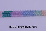 CMQ401 15.5 inches 6mm round mixed quartz beads wholesale