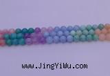 CMQ403 15.5 inches 10mm round mixed quartz beads wholesale