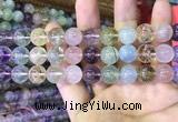 CMQ453 15.5 inches 12mm round rainbow quartz beads wholesale