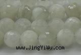 CMS1042 15.5 inches 8mm faceted round A grade white moonstone beads