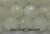 CMS1045 15.5 inches 14mm faceted round A grade white moonstone beads