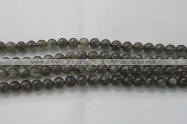 CMS1073 15.5 inches 10mm round grey moonstone beads wholesale