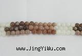 CMS1083 15.5 inches 10mm round mixed moonstone beads wholesale